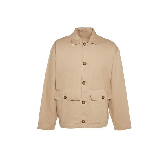 NWT Trendyol Men Regular fit Shirt collar Woven Jacket - Picture 9 of 13